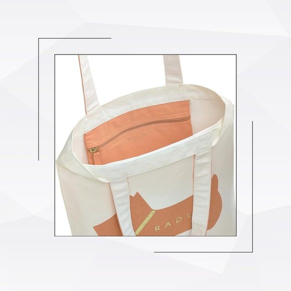 Radley London Heritage Scottie Dog Responsible Cotton Canvas Tote - Picture 4 of 4